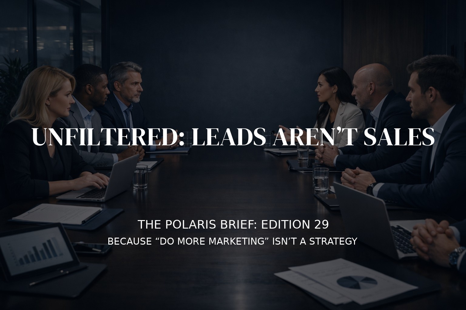 The Polaris Brief cover: Unfiltered: Leads Aren’t Sales